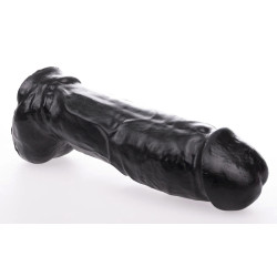 Hung System Gode Zac S 17 x 6 cm Noir